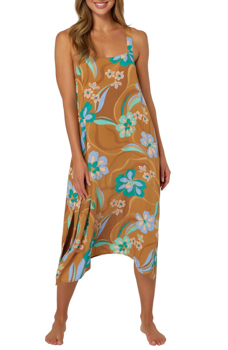 O'Neill Miranda Floral Cover-Up Dress, Main, color, 