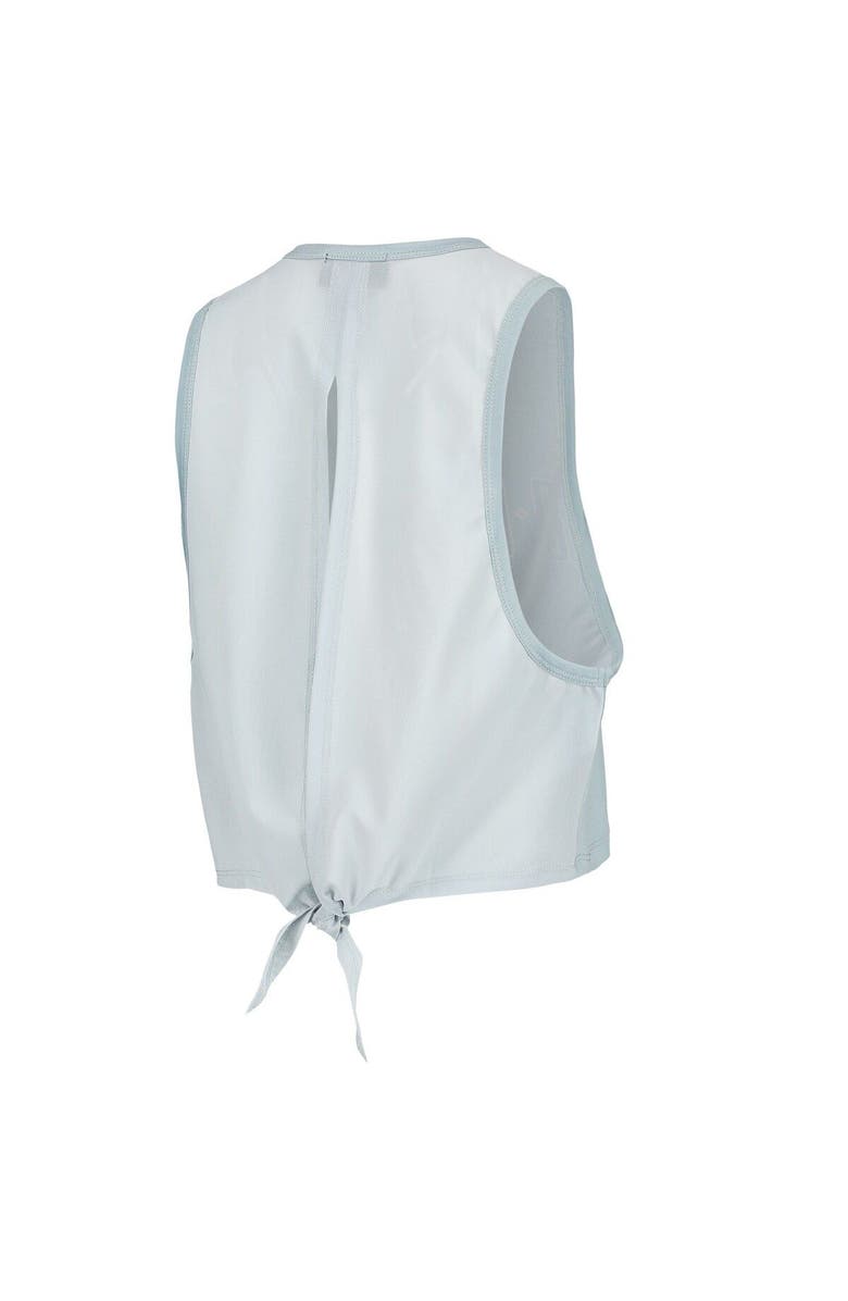 THE WILD COLLECTIVE Women's The Wild Collective Light Blue Houston Astros Open Back Twist-Tie Tank Top, Alternate, color, Light Blue