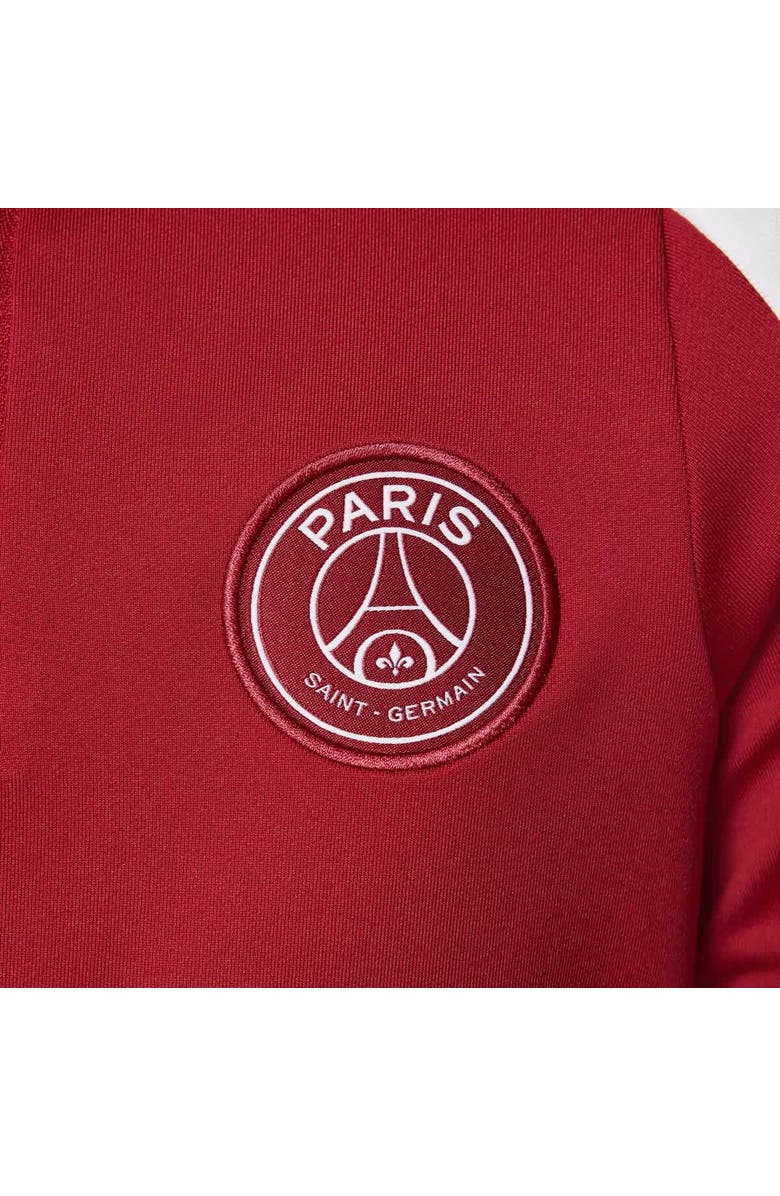 Jordan Brand Youth Jordan Brand  Red Paris Saint-Germain 2025/26 Strike Drill Performance Quarter-Zip Pullover Top, Alternate, color, 