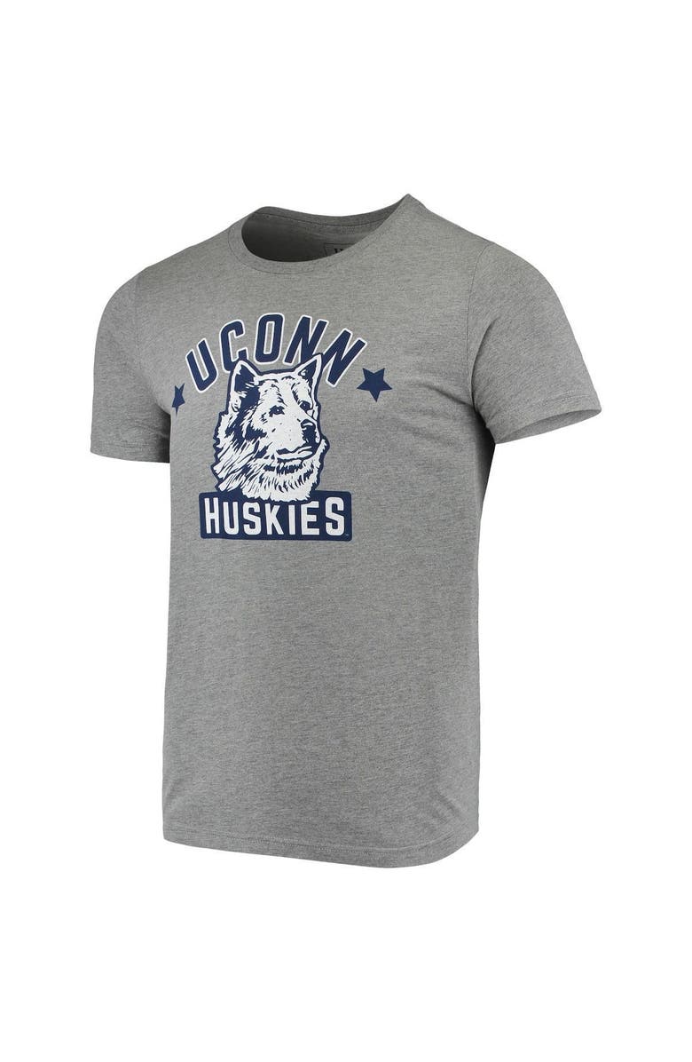 HOMEFIELD Men's Homefield Heather Gray UConn Huskies Vintage 1970s Logo T-Shirt, Alternate, color,