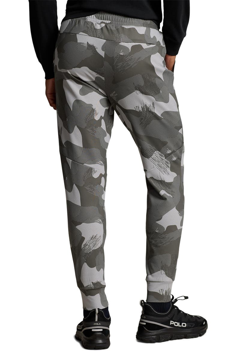 Polo Ralph Lauren Wrap Tech Jersey Athletic Joggers, Alternate, color, Peak Grey Rlx Camo