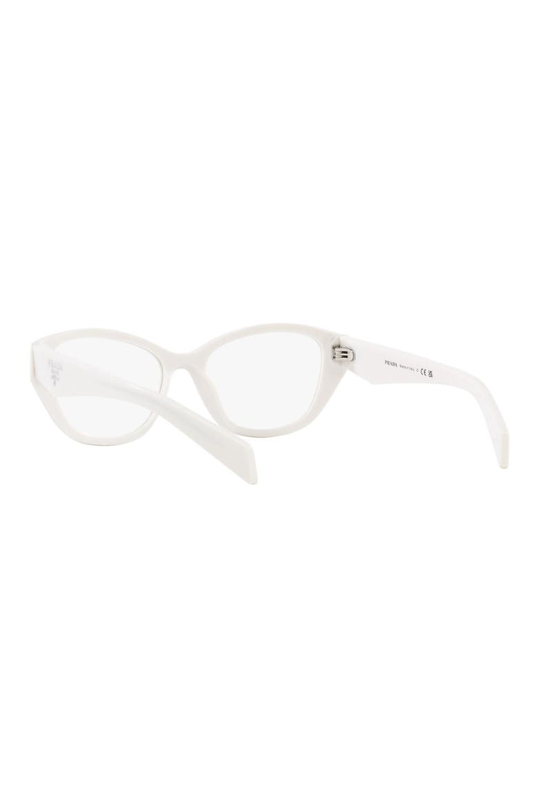 55mm Rectangular Optical Glasses, Alternate, color, BONE