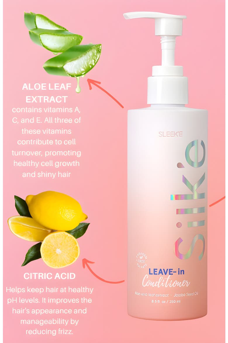 Silk'e Leave-in Conditioner, Alternate, color, White With Pink Gradient