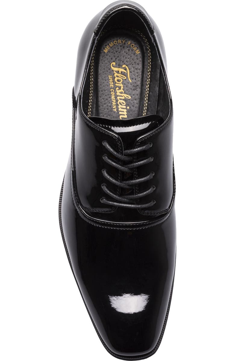 Florsheim Atlanta Plain Toe Derby, Alternate, color, Black Patent