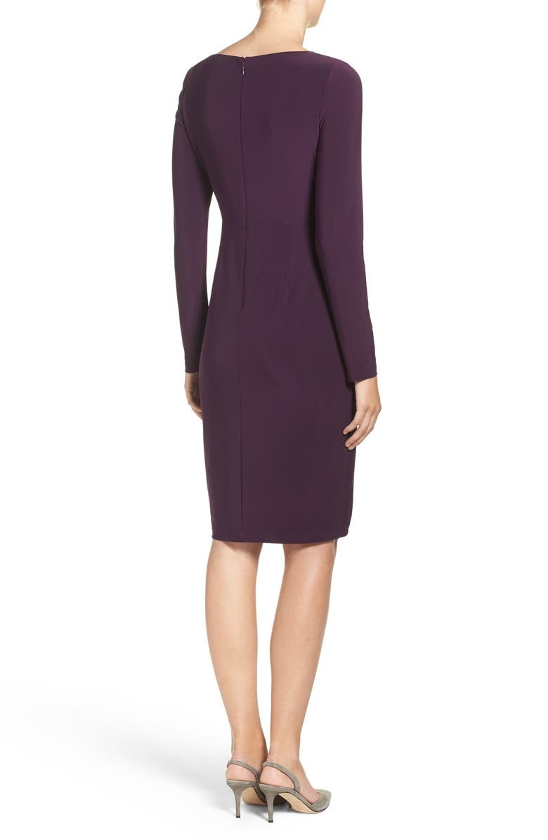Vince Camuto Ruffle Jersey Sheath Dress, Alternate, color, 