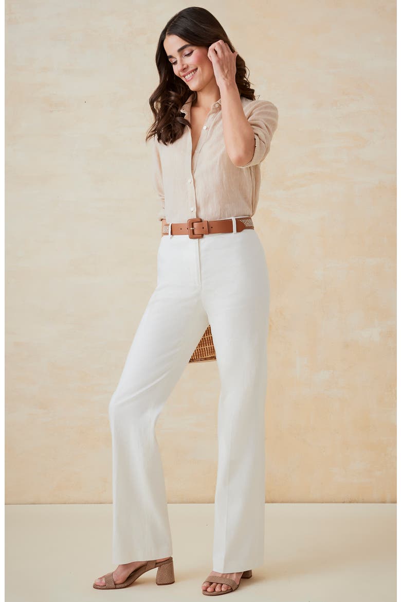 Collin Wide Leg Pants, Alternate, color, OFF WHITE