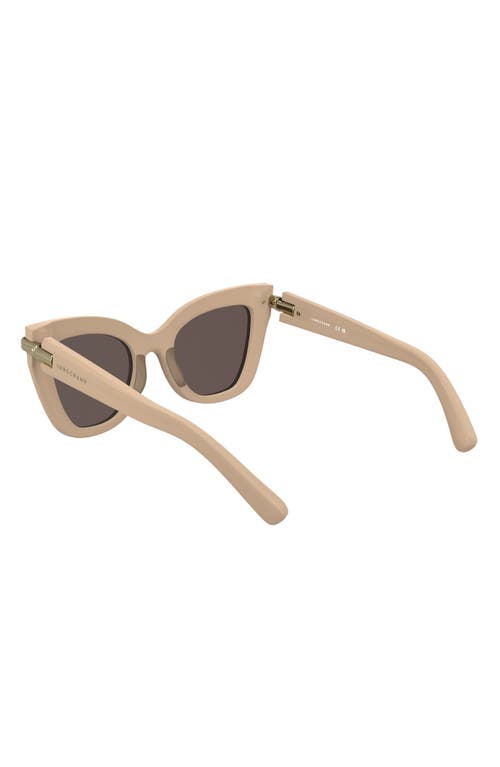 Longchamp Roseau 50mm Gradient Cat Eye Sunglasses In Rose