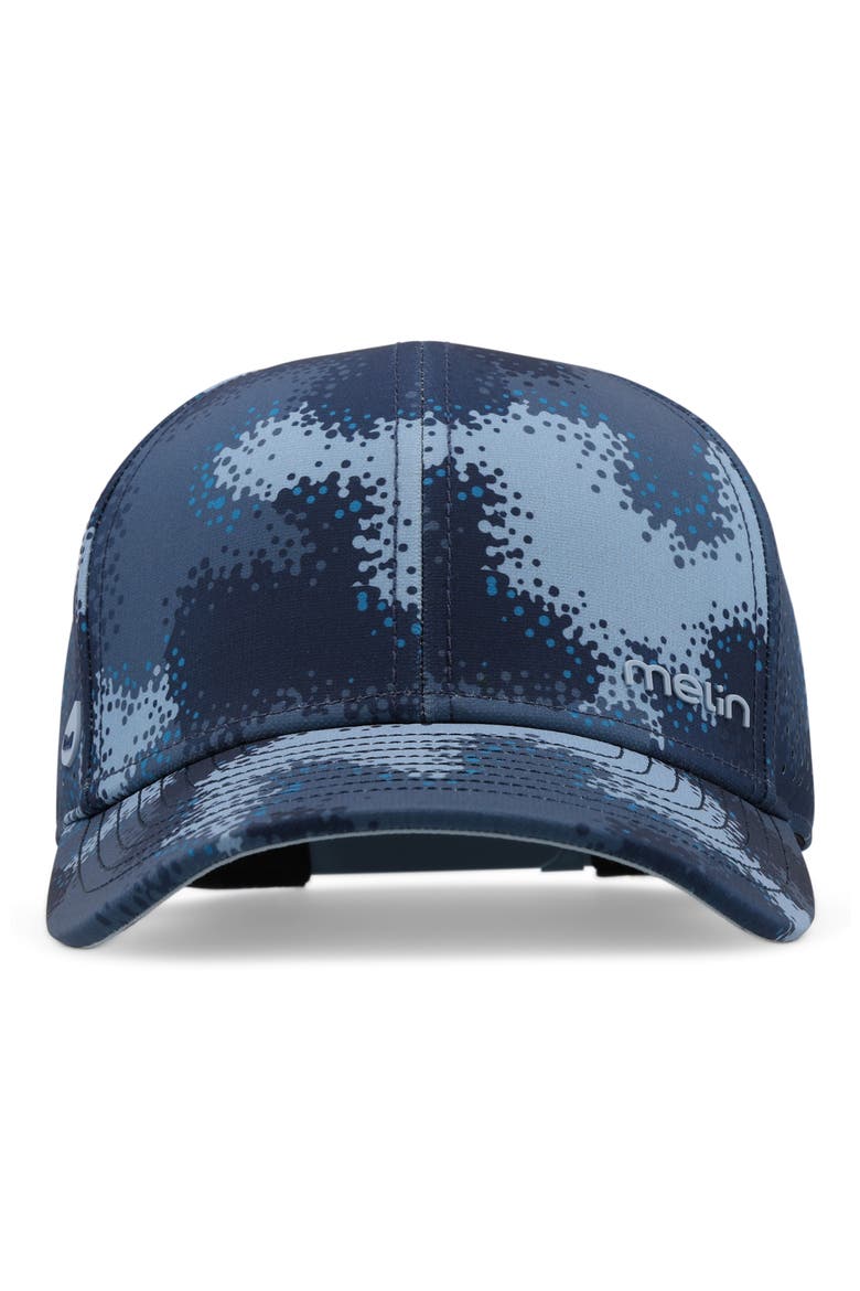 Hydro Compass Mosaic Drift Snapback Cap, Main, color, OCEAN