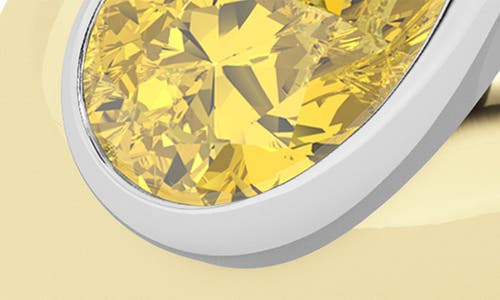 Hautecarat Yellow Lab Grow Diamond Dome Ring In Gold