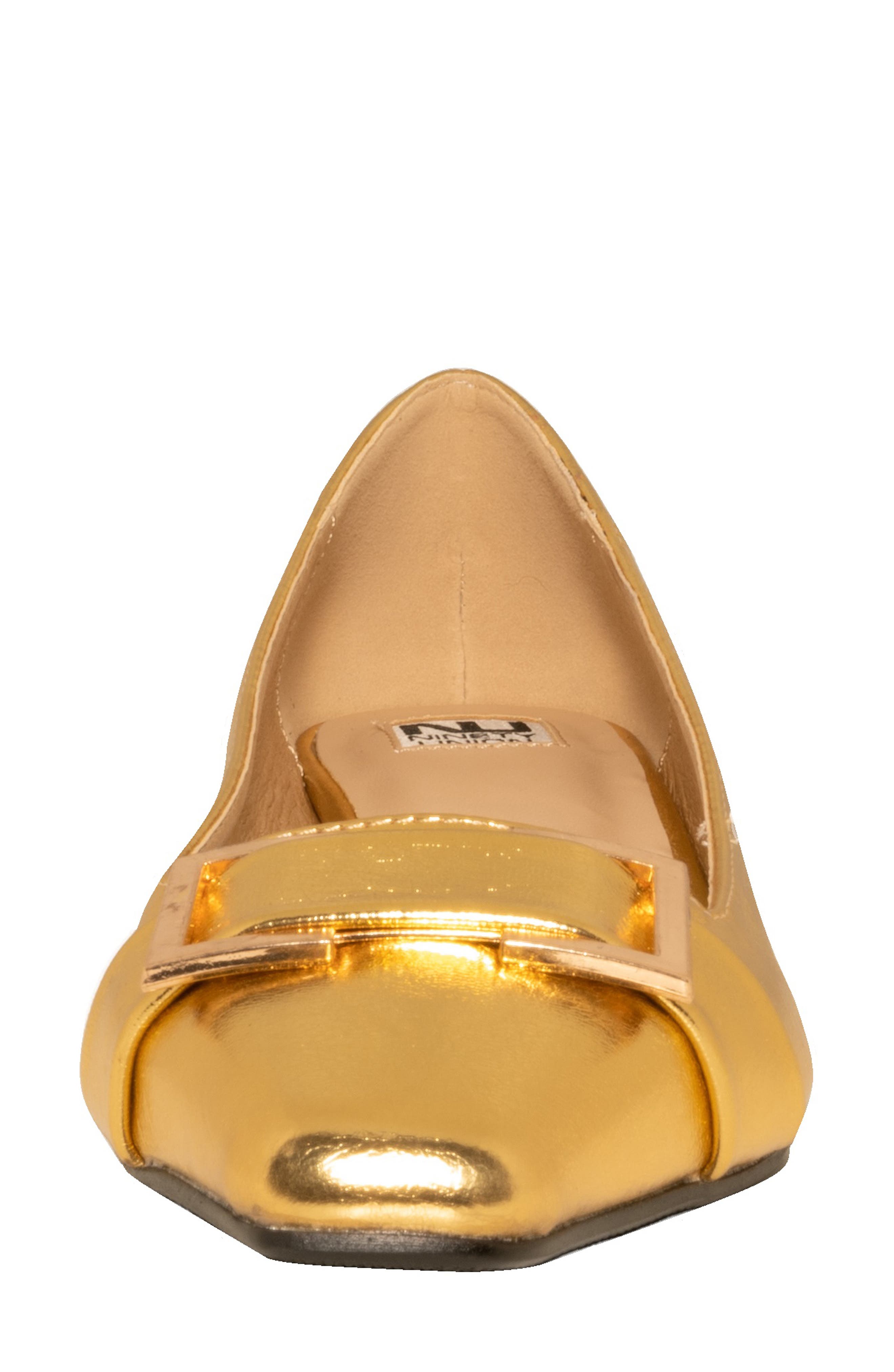 Dove Buckle Flat, Alternate, color, GOLD