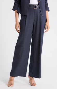 Gemma + Jane Belted Pleat Pants