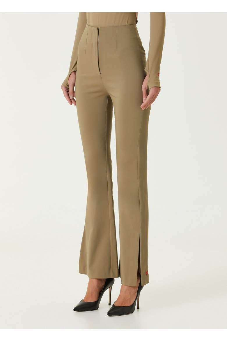 Cotton Flared Skinny Pant, Alternate, color, Leopard