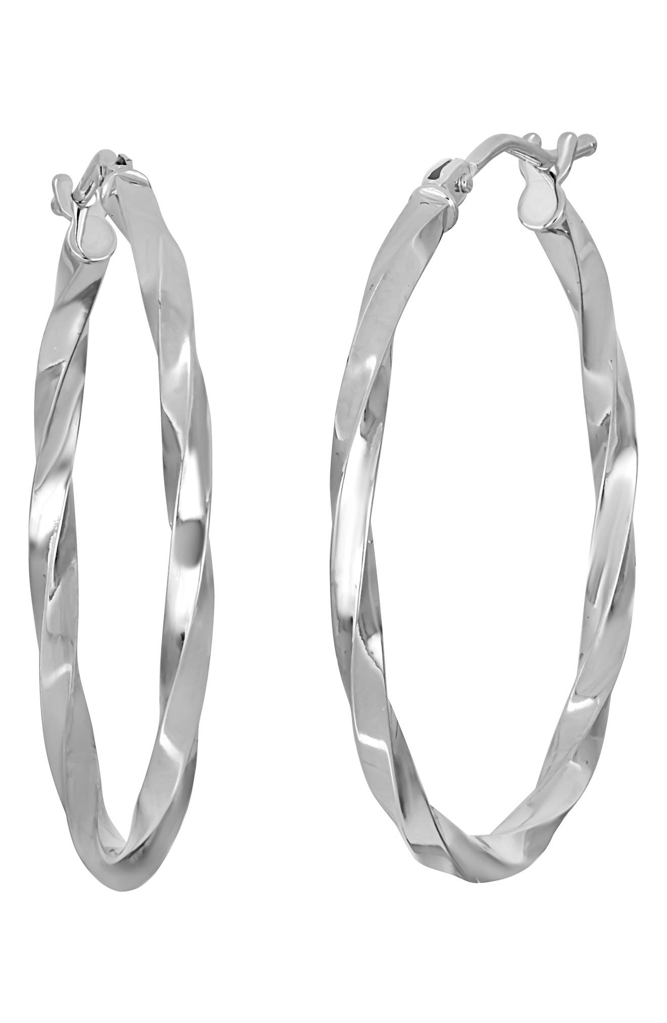 Bony Levy 14K Gold Twisted Hoop Earrings
