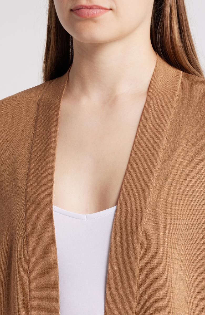 Anne Klein Malibu Open Front Cardigan, Alternate, color, 