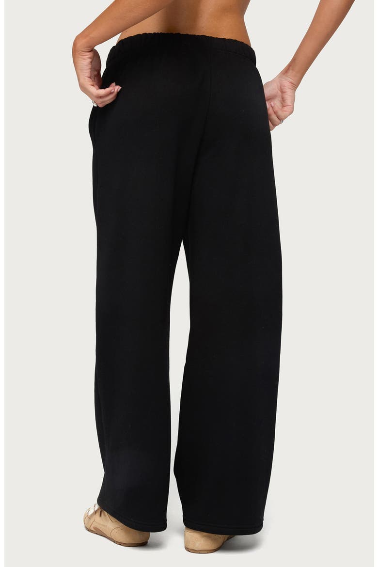 Basic Girl Wide Leg Sweatpants, Alternate, color, BLACK