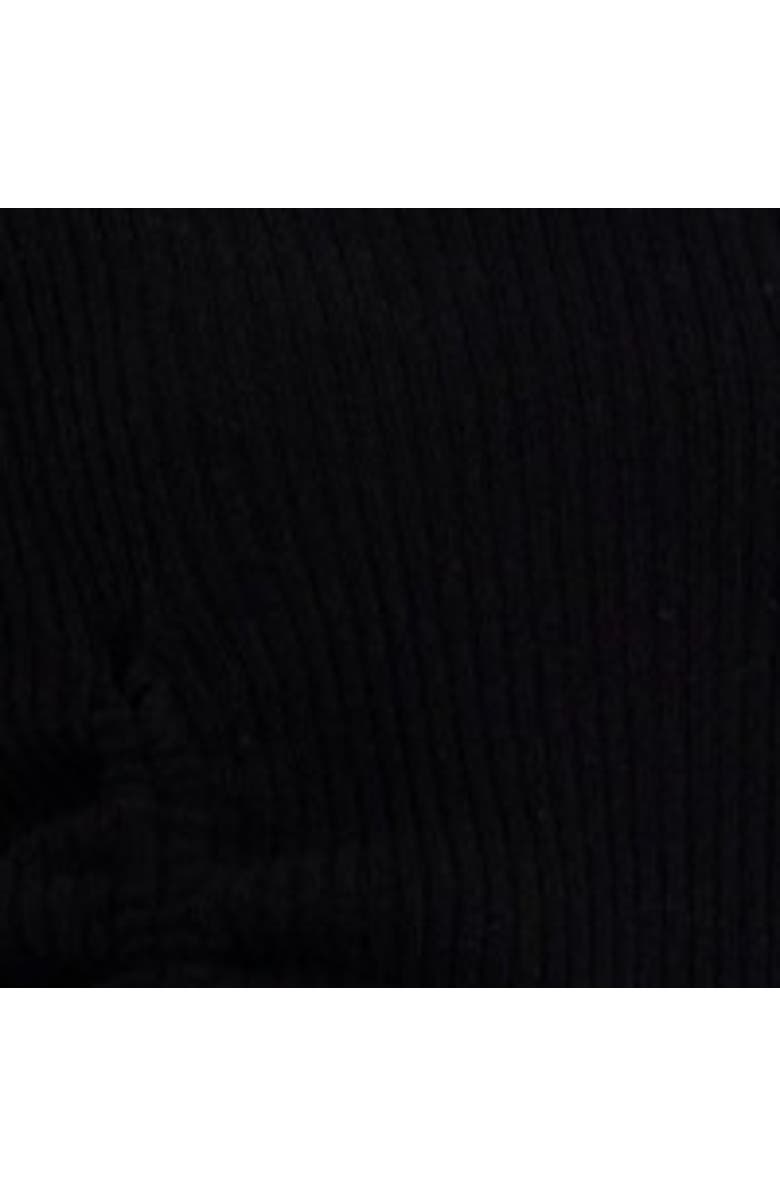 Brodie Pure Cashmere Rouched High Neck Long Sleeve Jumper, Alternate, color, Black