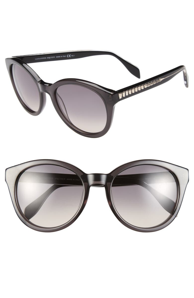 McQueen Alexander McQueen 53mm Sunglasses, Main, color,