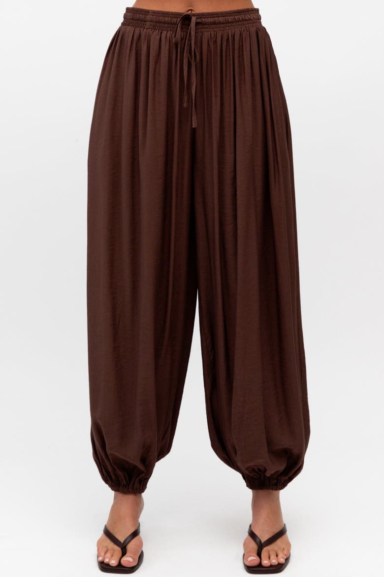 Balloon Pant, Alternate, color, Chocolate