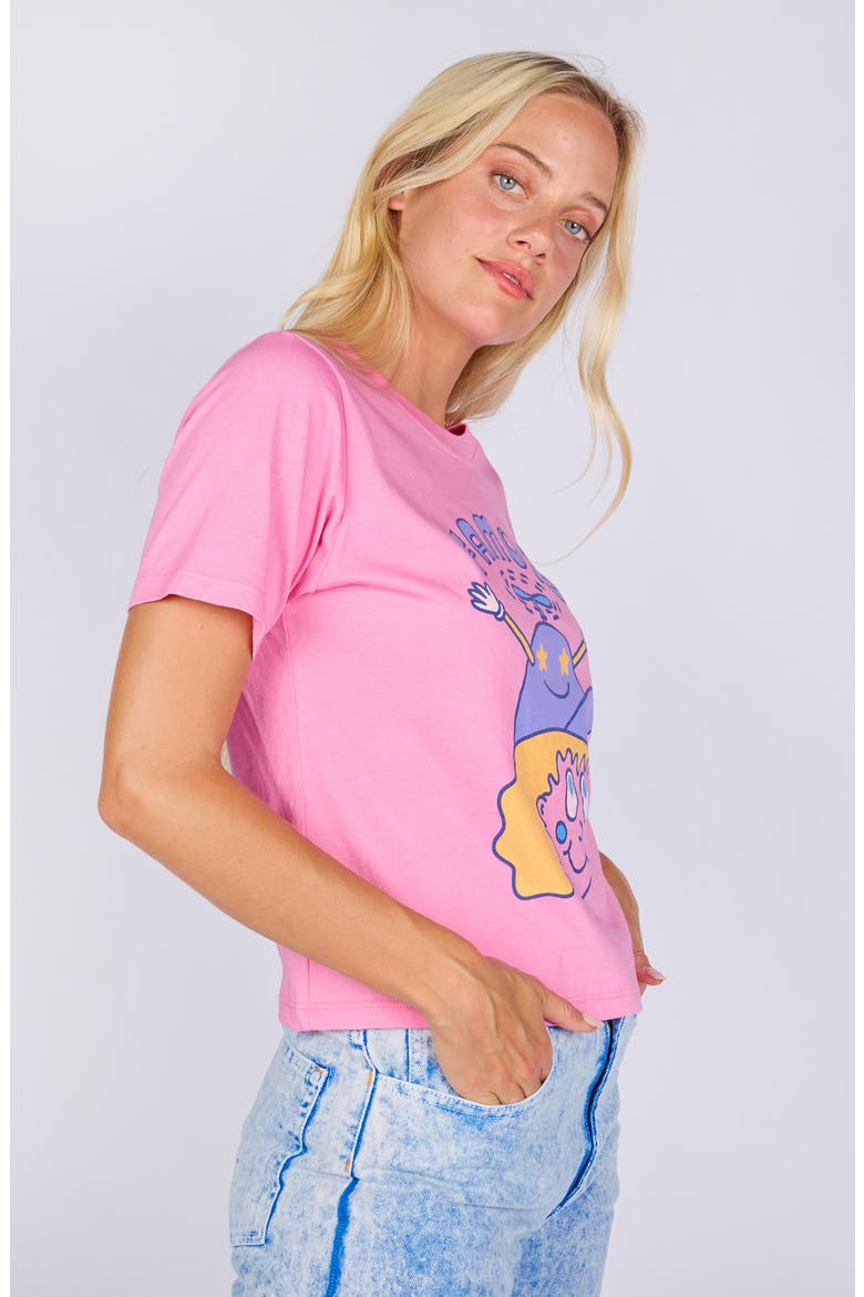Crop Tee, Alternate, color, Famous