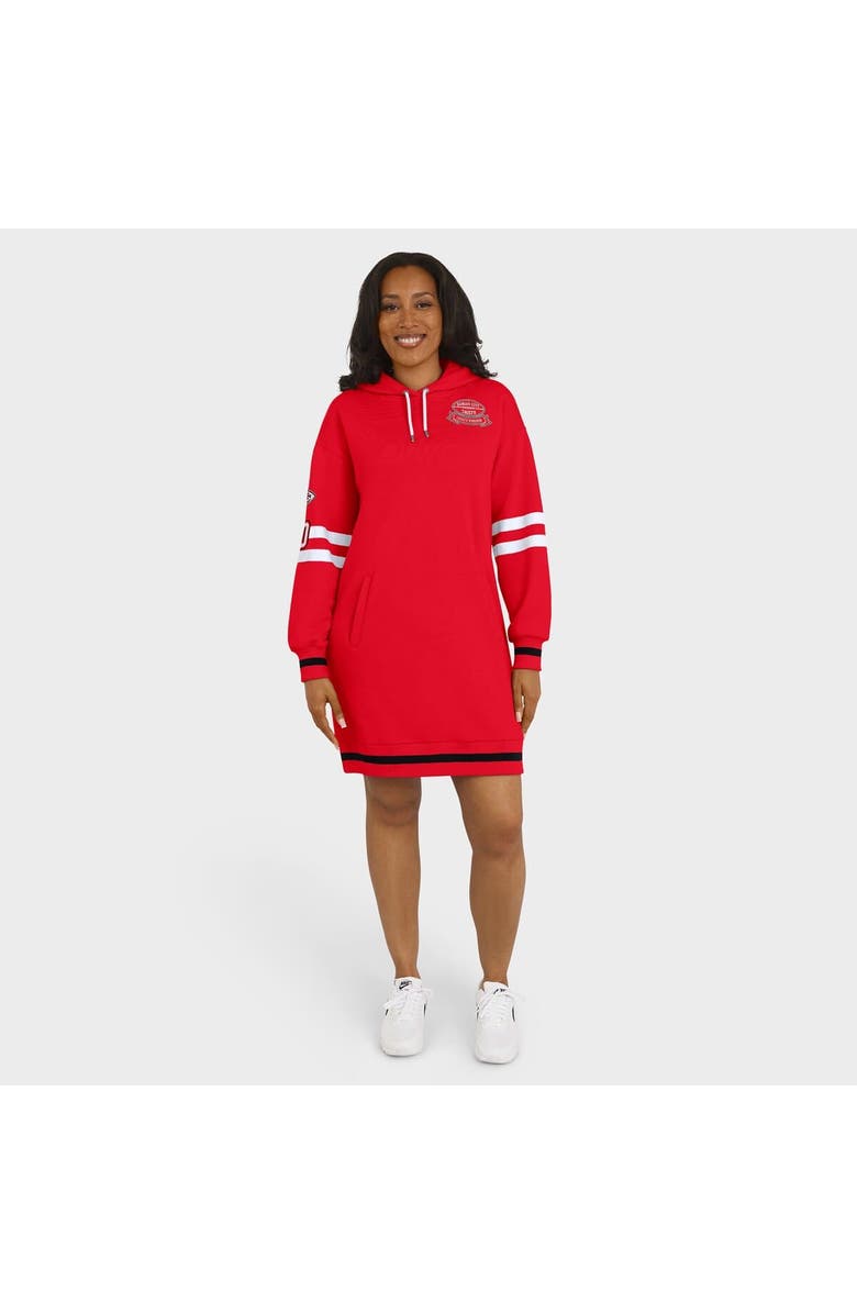 WEAR by Erin Andrews Women's WEAR by Erin Andrews Red Kansas City Chiefs Hoodie Dress, Alternate, color, Red