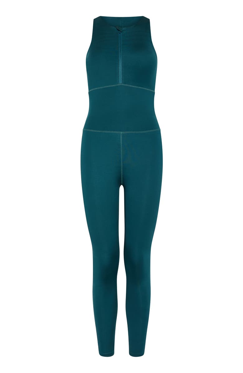 Born Living Yoga Corpo Performance Sport Jumpsuit, Alternate, color, Deep Green