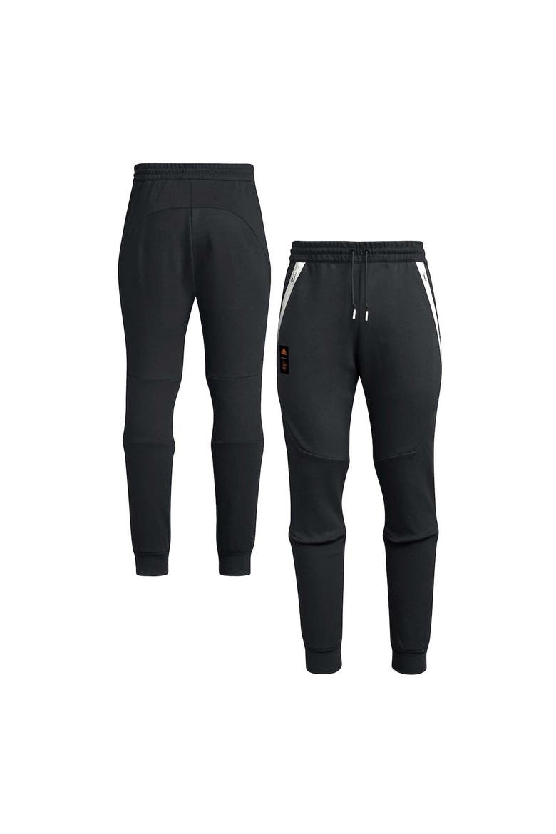 Men's adidas Charcoal Houston Dynamo FC 2023 Player Club Travel Pants, Main, color, Black