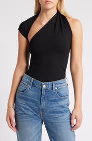 Marcella Manhattan One-Shoulder Top