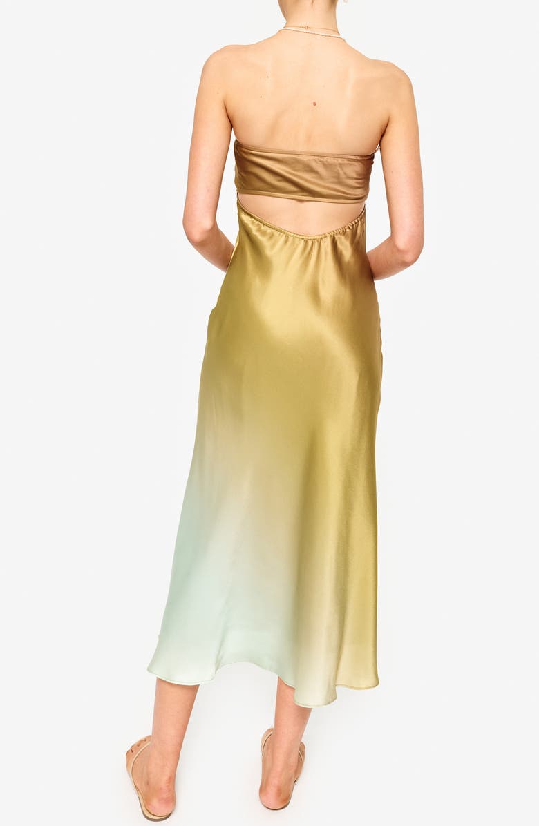 CAMI NYC Aveiro Strapless Silk Dress, Alternate, color,