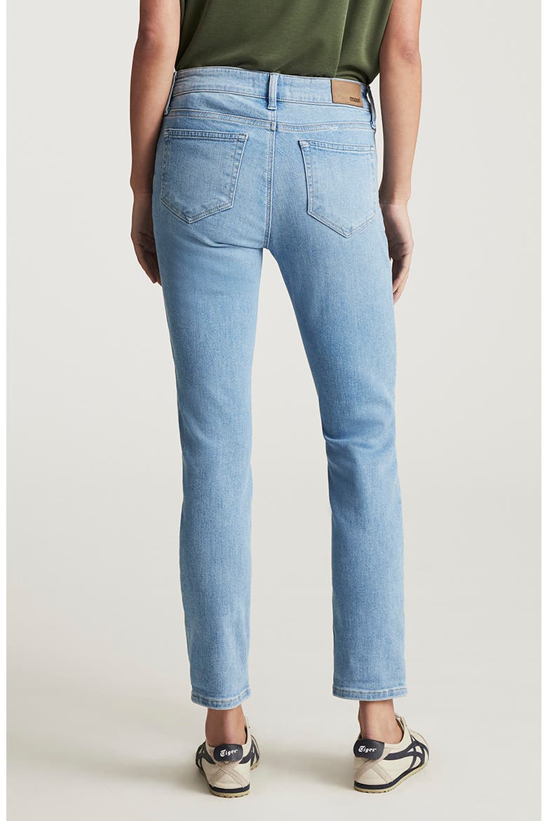 Emma Mid Rise Slim Boyfriend Jeans, Alternate, color, LIGHT BRUSHED FLEX BLUE