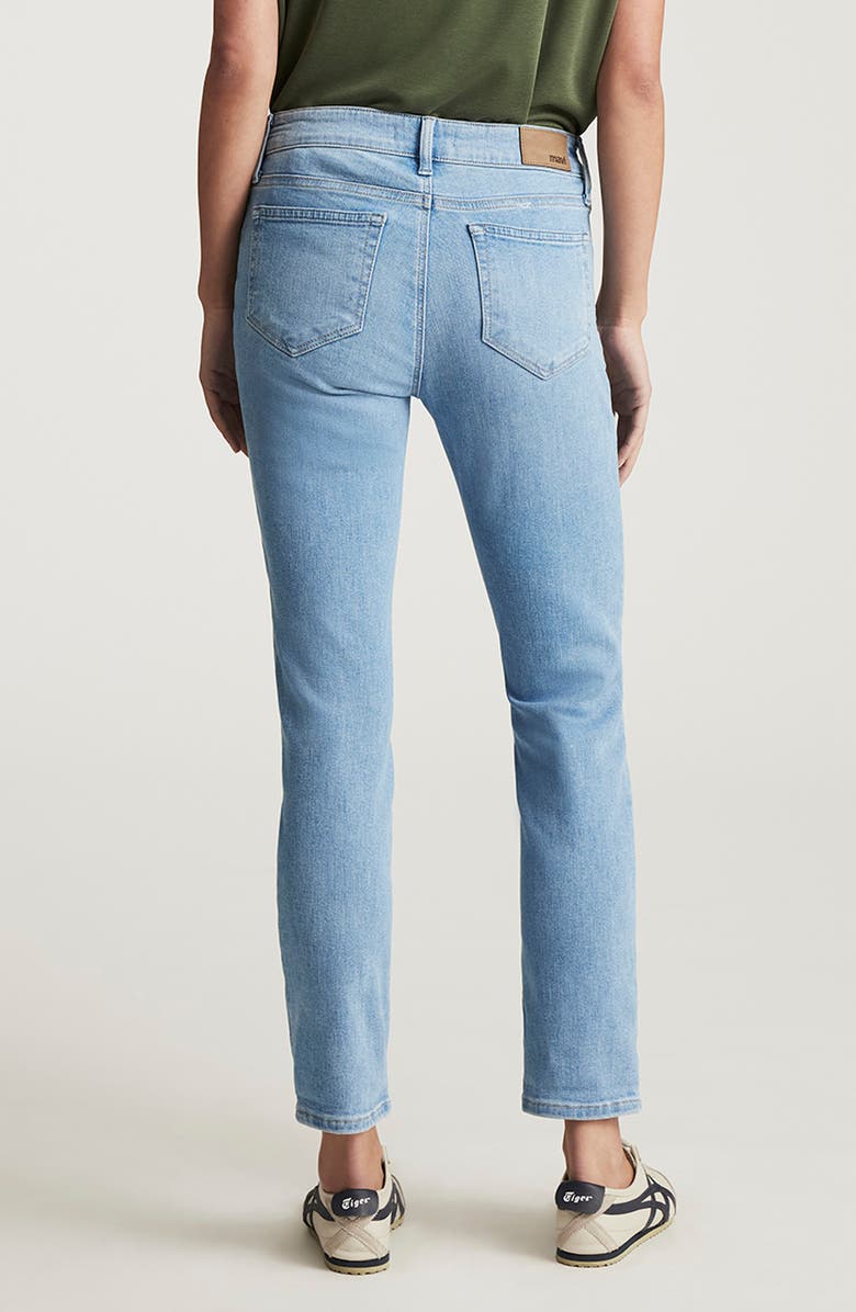 Mavi Jeans Emma Mid Rise Slim Boyfriend Jeans, Alternate, color, Light Brushed Flex Blue