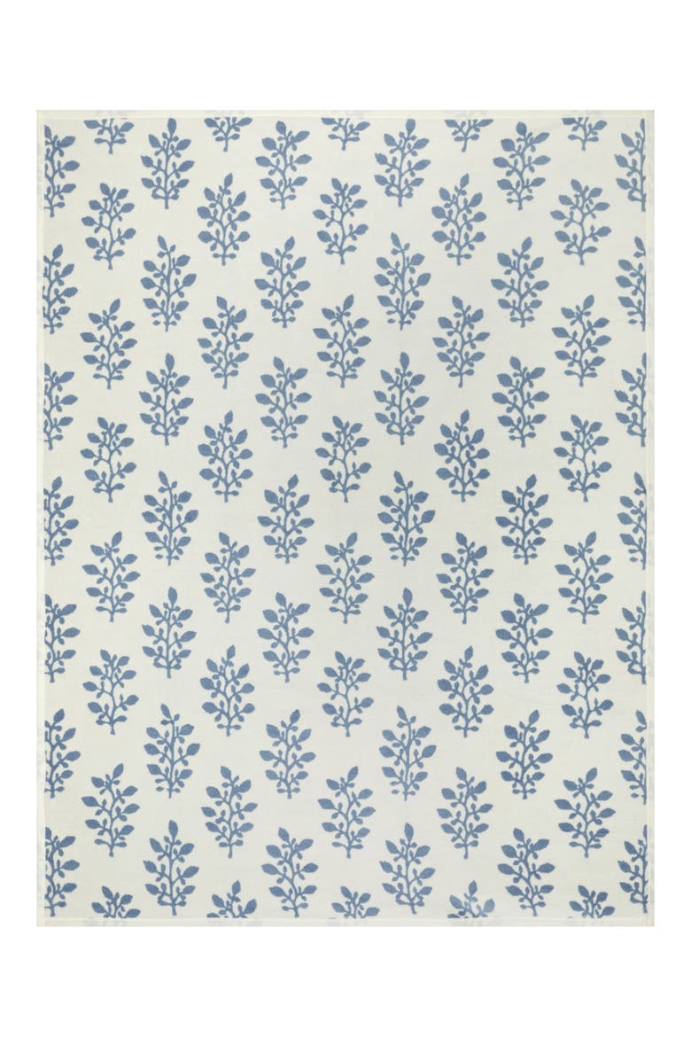 Garden Gate Throw Blanket, Alternate, color, BLUE