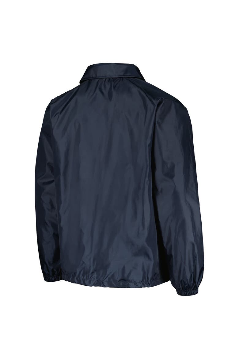 Men's Dunbrooke  Navy Minnesota Twins Coach's Raglan Full-Snap Windbreaker Jacket, Alternate, color, Navy