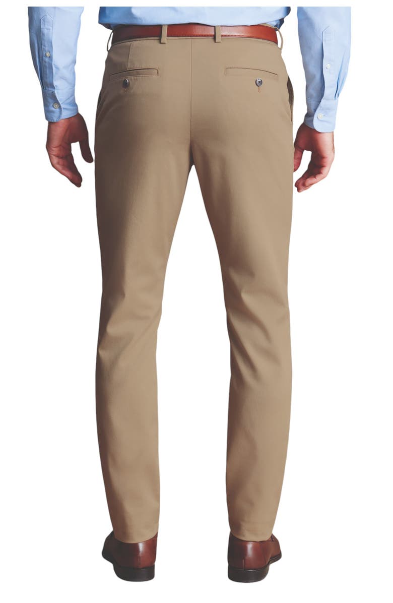 Charles Tyrwhitt Slim Fit Ultimate Non-Iron Chino, Alternate, color, Taupe