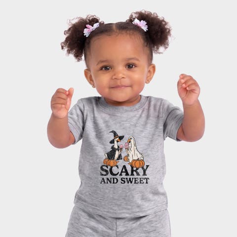 Scary and Sweet Geese Infant Jogger Pant Crew Set