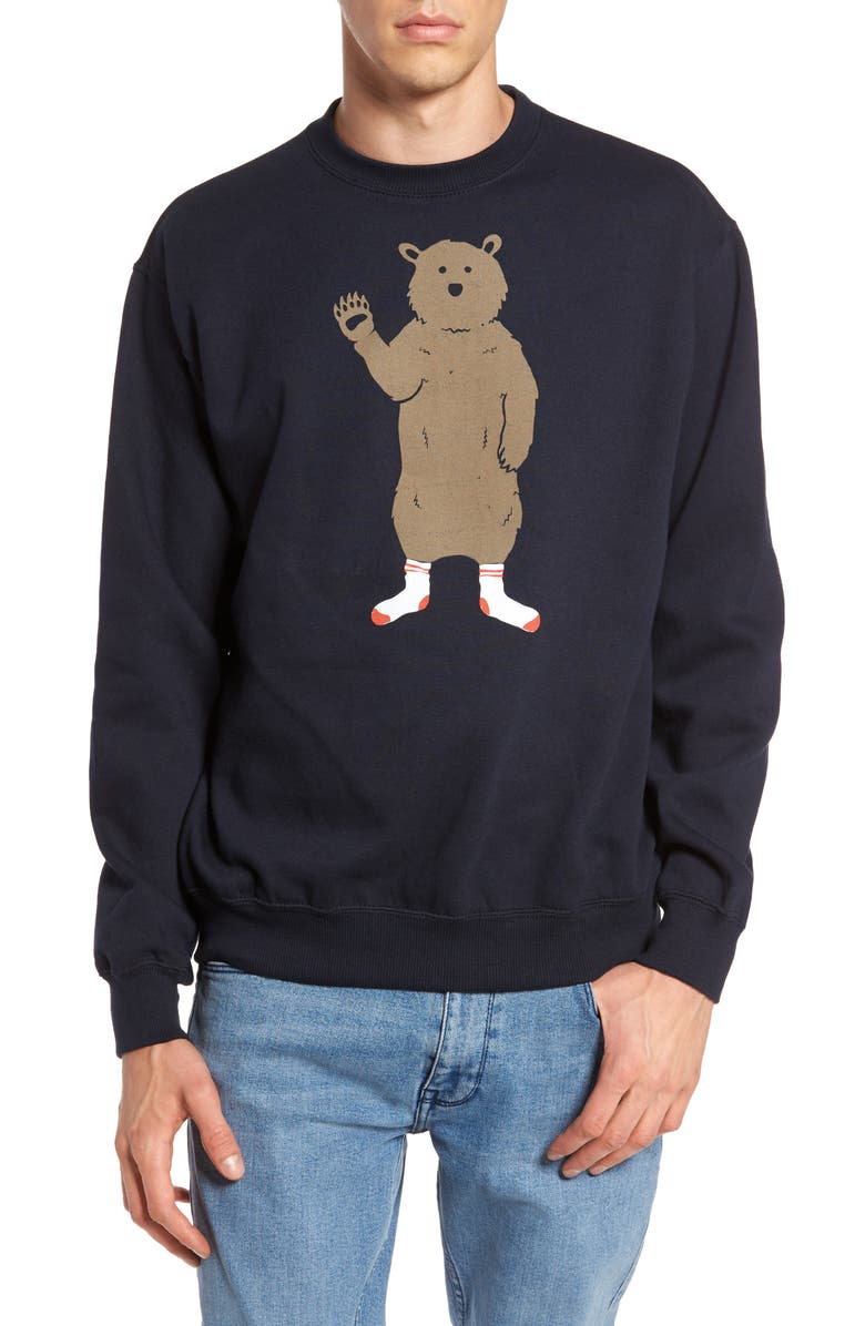 Altru Bear in Socks Sweatshirt, Main, color, 