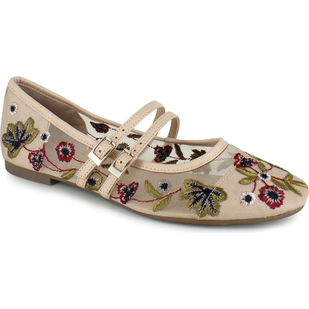 Reaction Kenneth Cole Malibu Nites Mary Jane Flat In Multi