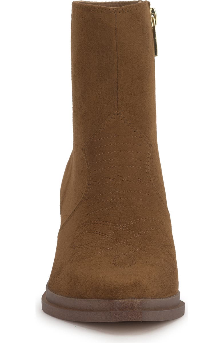 Jessica Simpson Helvona Pointed Toe Bootie, Alternate, color, Safari Brown