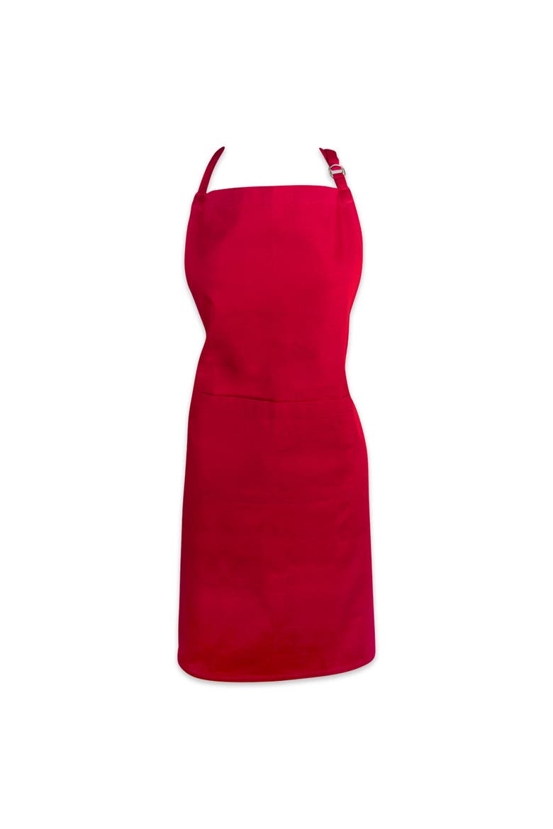Solid Chino Chef Apron, Main, color, Tango Red