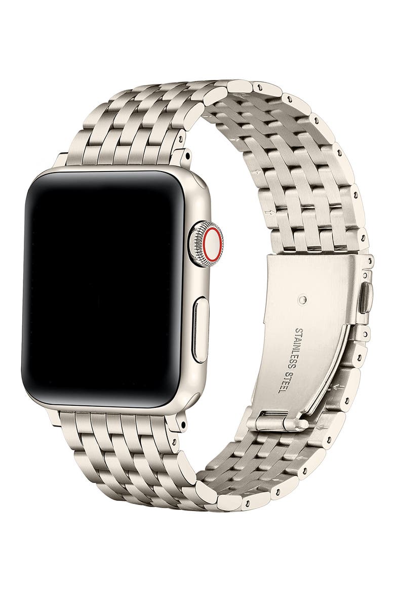 Remy Stainless Steel Apple Watch® Watchband, Alternate, color, STARBURST