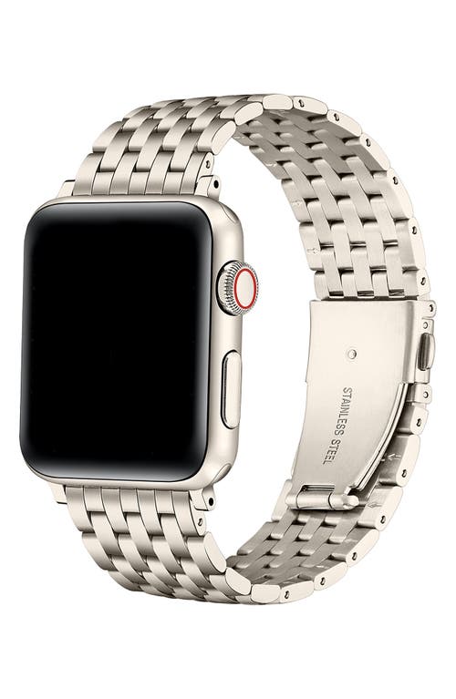 The Posh Tech Remy Stainless Steel Apple Watch® Watchband In Metallic