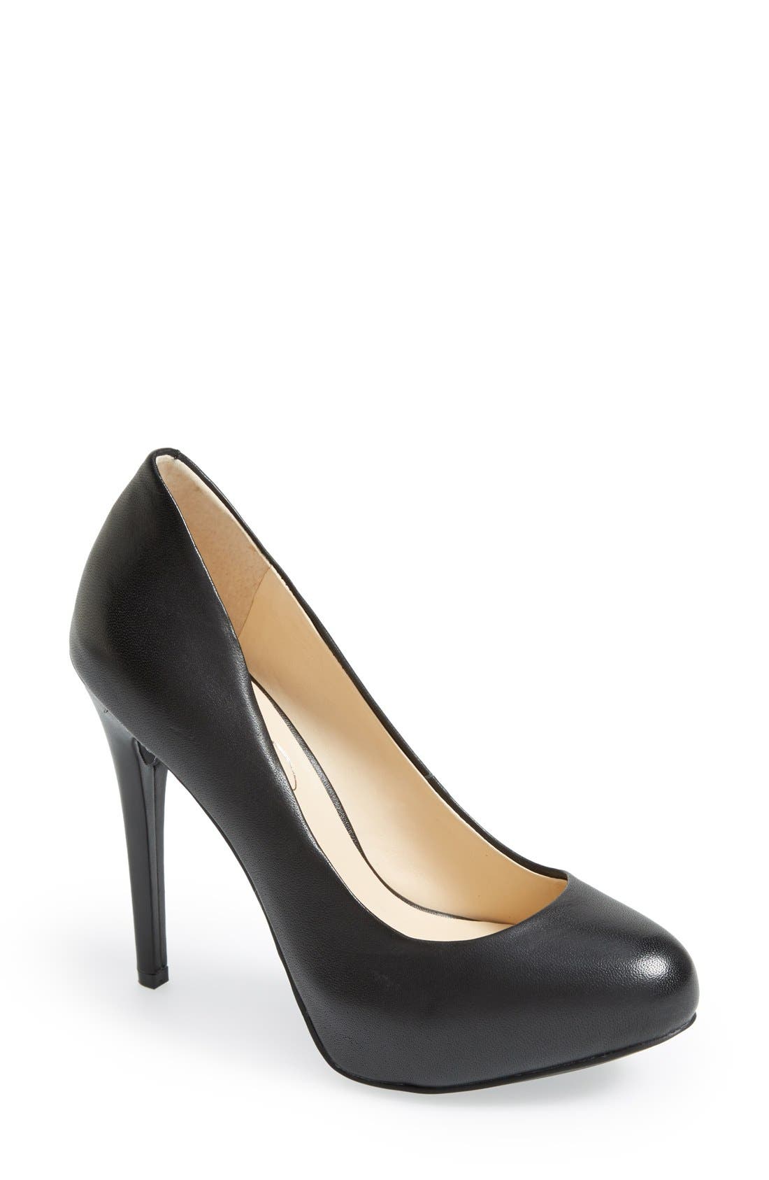 'Natalli' Pump, Main, color, BLACK