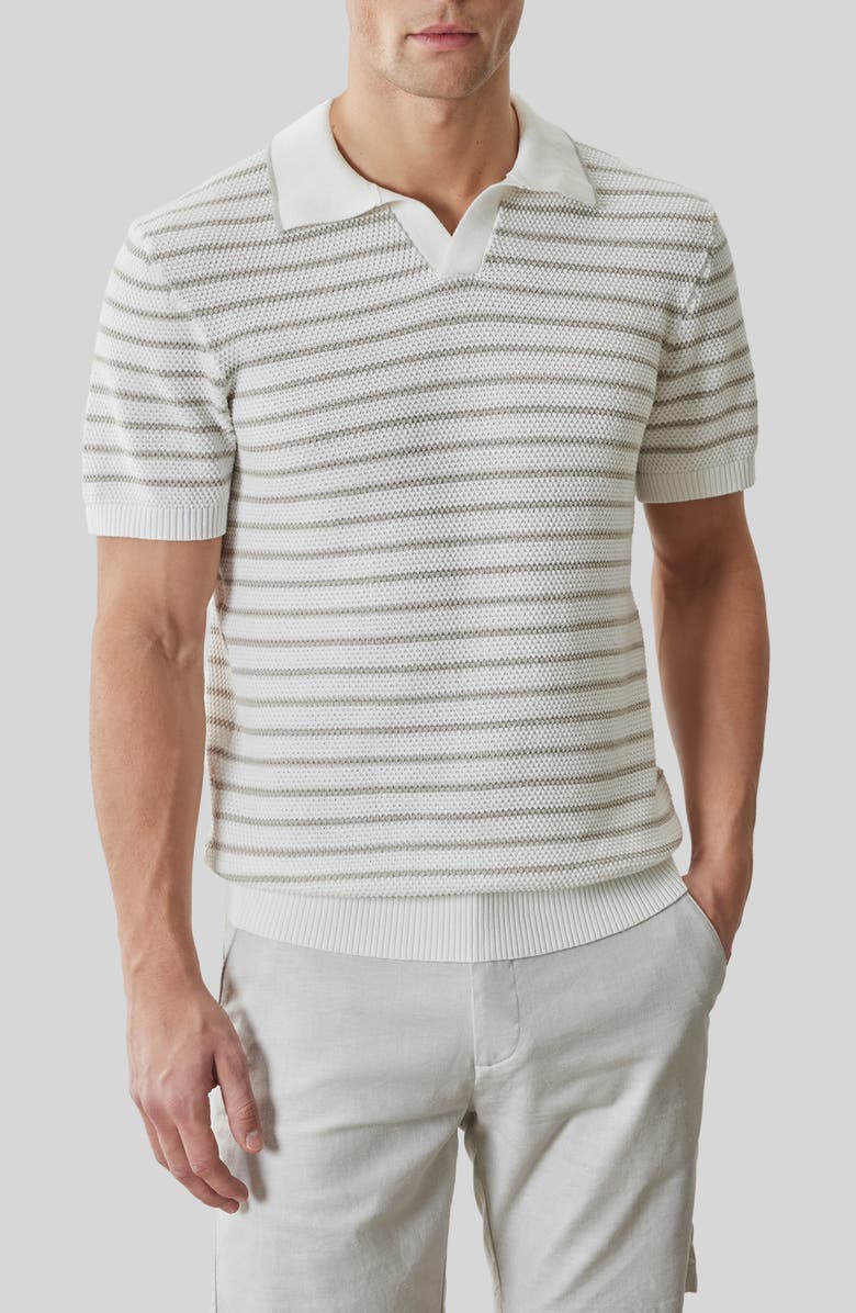 Robert Barakett Stellan Stripe Polo, Main, color, 