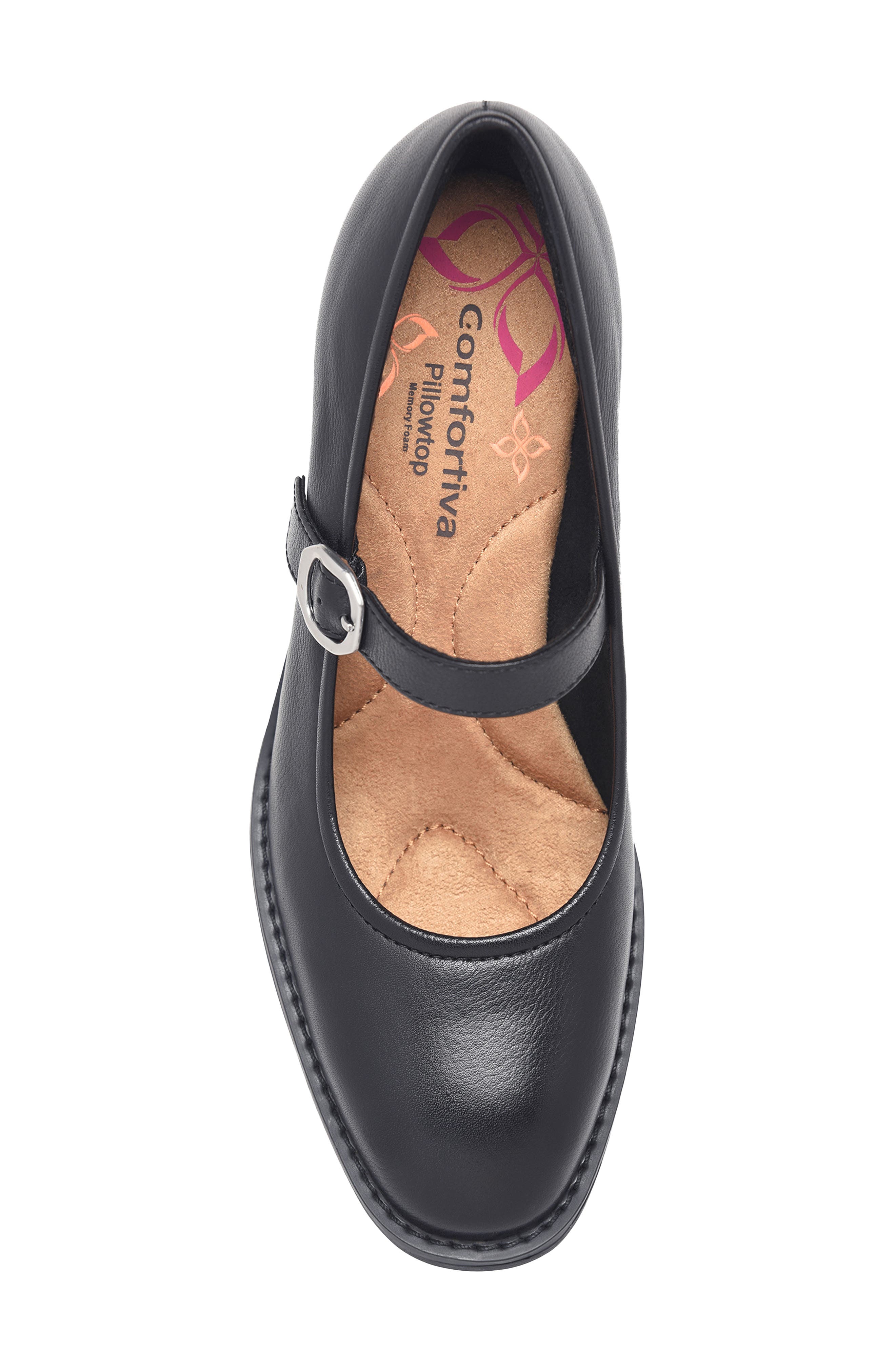 Comfortiva Harley Mary Jane Pump, Alternate, color, Black