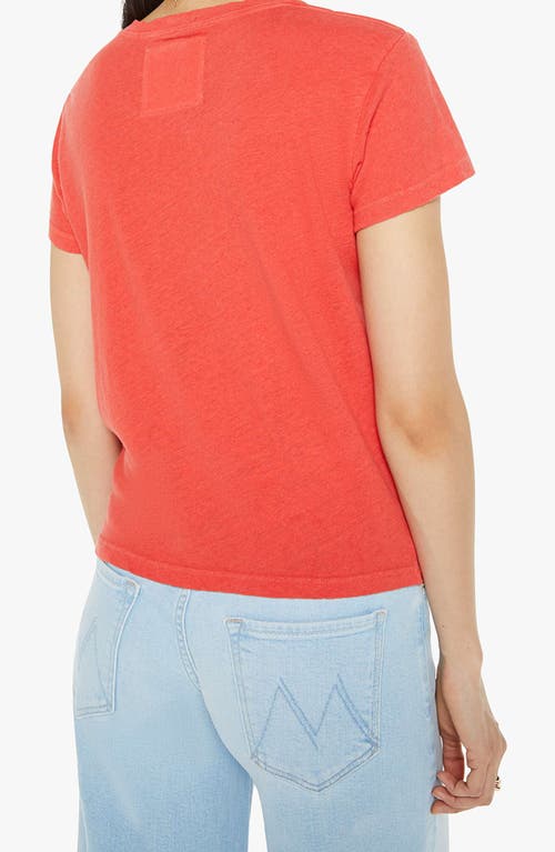 Mother The Sinful Short Sleeve Graphic T-shirt In Red