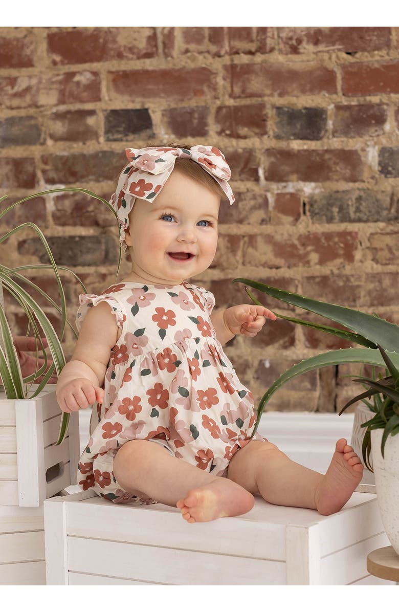 Mabel + Honey Mavery  Baby Romper, Alternate, color, Pink