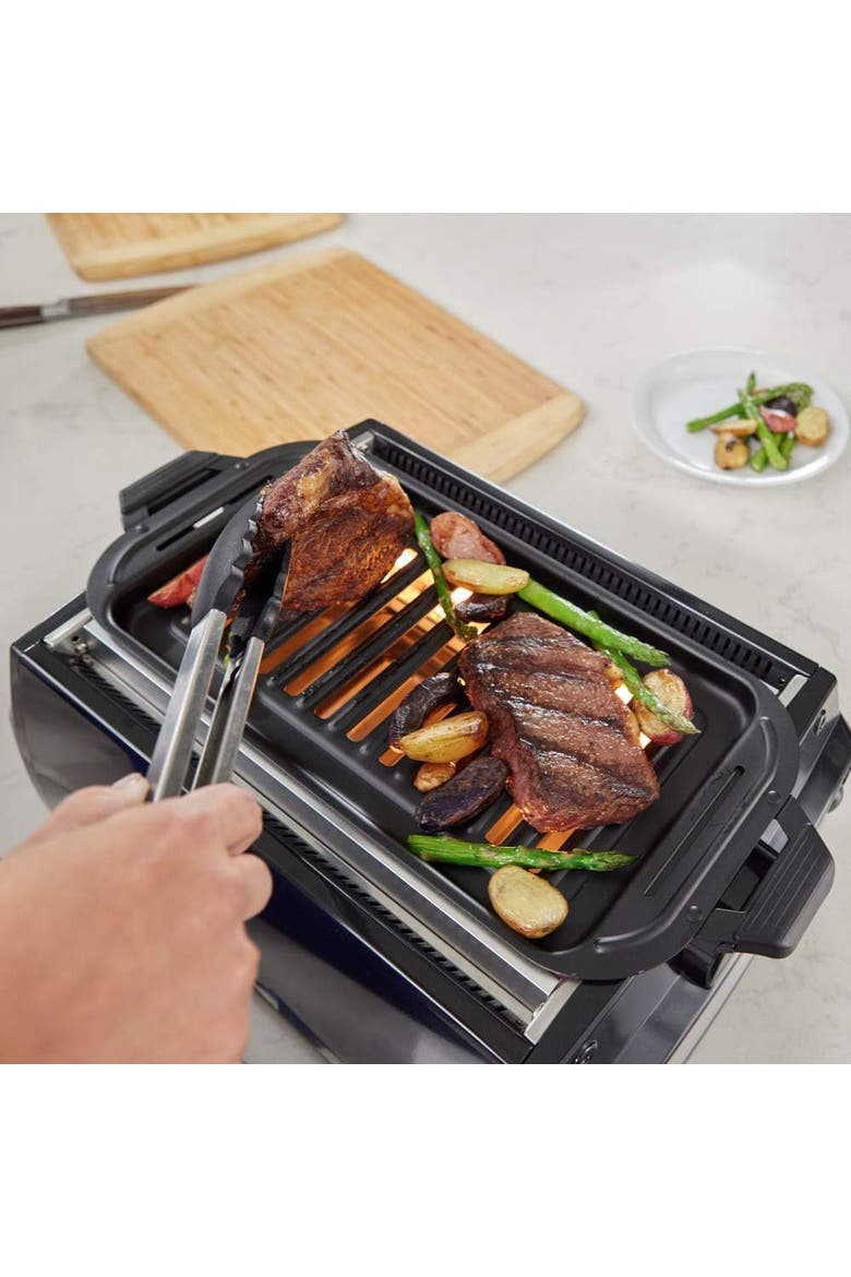 Indoor Smokeless Rotisserie Grill, Alternate, color, Red