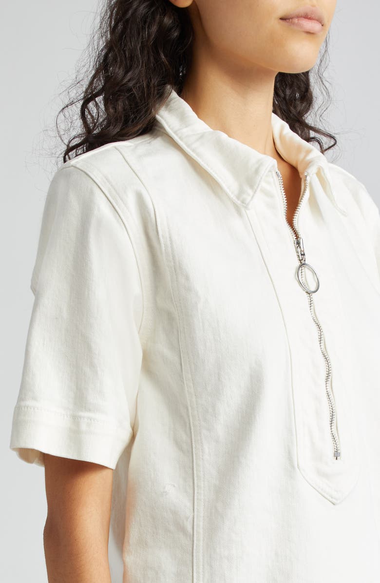 Ramy Brook Tunechi Front Zip Shirtdress, Alternate, color, 