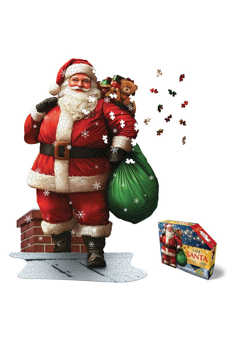 I Am Santa 1000 Piece Jigsaw Puzzle, Main, color, Multicolored