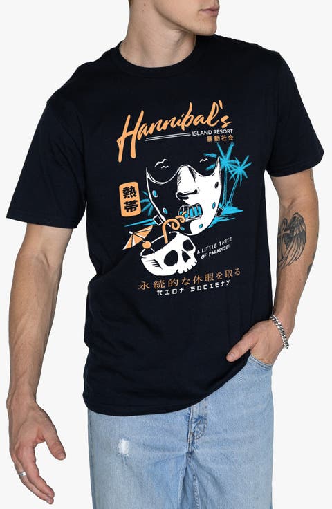 Hannibal's Island Resort Cotton Graphic T-Shirt