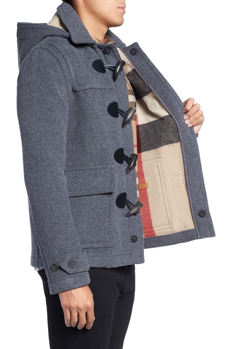 Burberry Brit 'Burwood' Duffle Coat, Alternate, color,